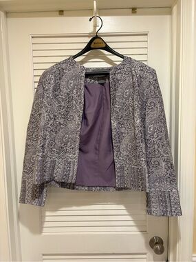 Nouveaux Purple Blazer Jacket Size 16